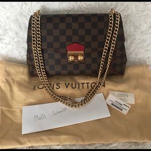 Authentic Louis Vuitton caissa clutch chain